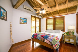 海边的房子,室内,棕榈海岸,度假屋,酒店的房间,卧室